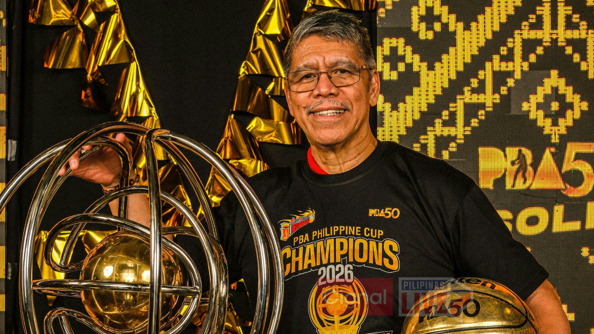 "Hindi lang siya swerte": June Mar Fajardo says Leo Austria a great coach